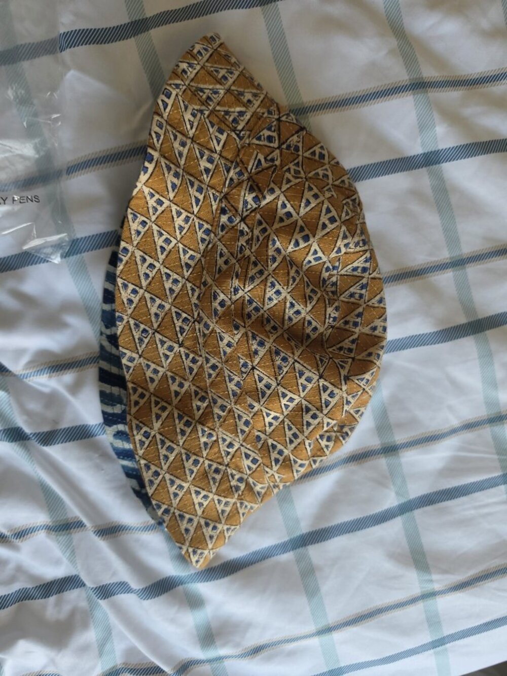 Kardo Reversible Block Print Bucket Hat NWT